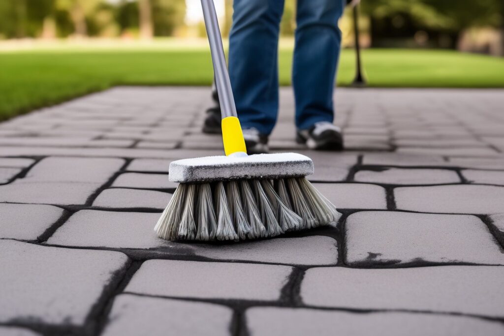 czyszczenie kostki brukowej