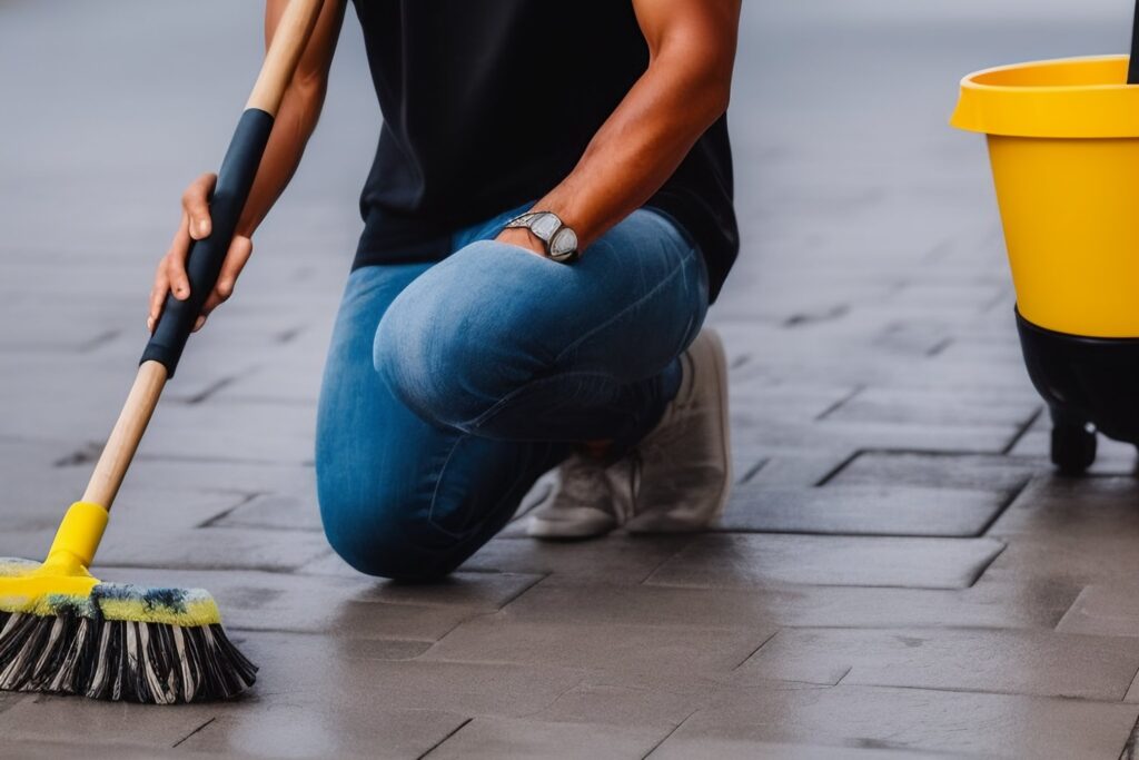 domowe sposoby na czyszczenie kostki brukowej