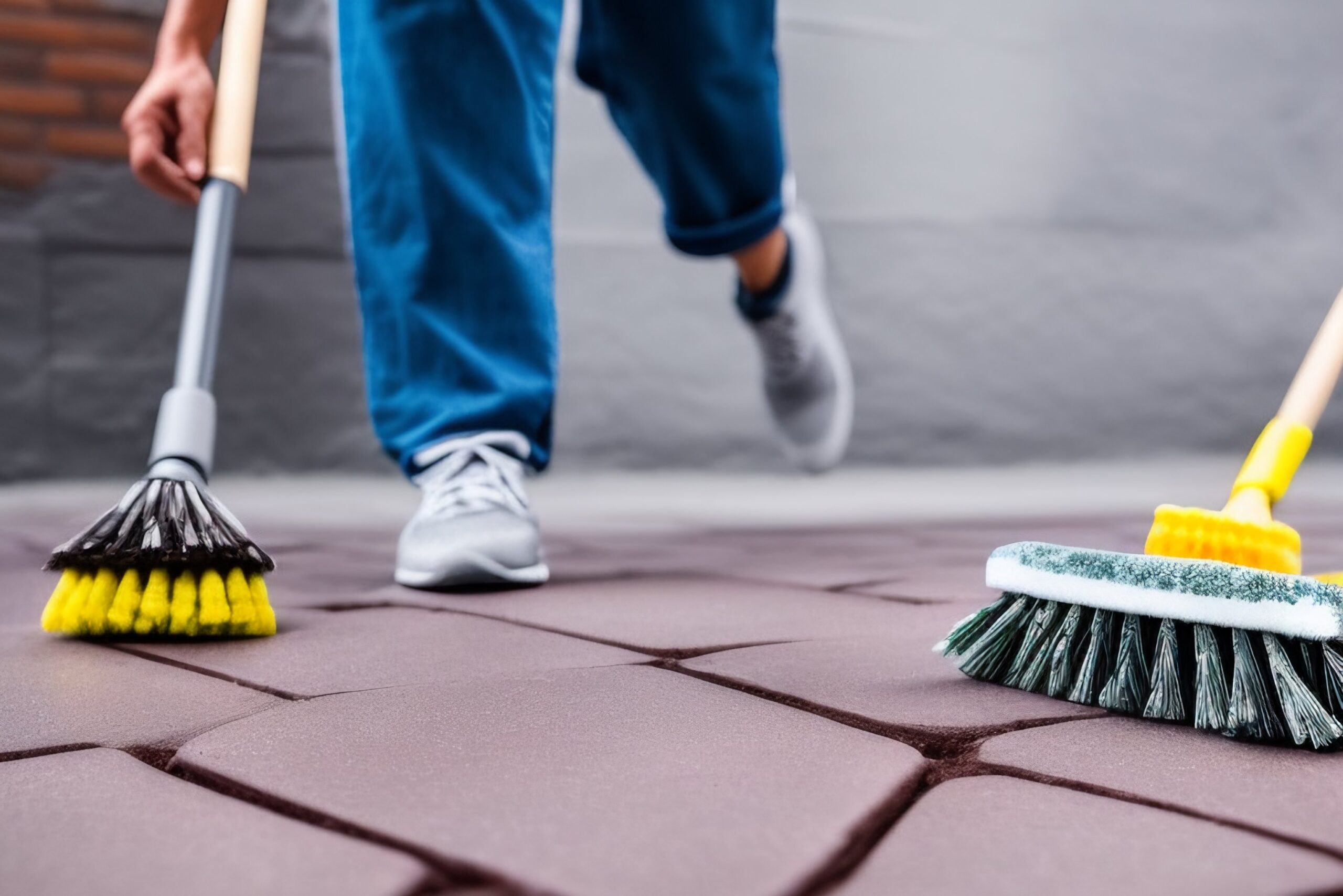 czyszczenie kostki brukowej