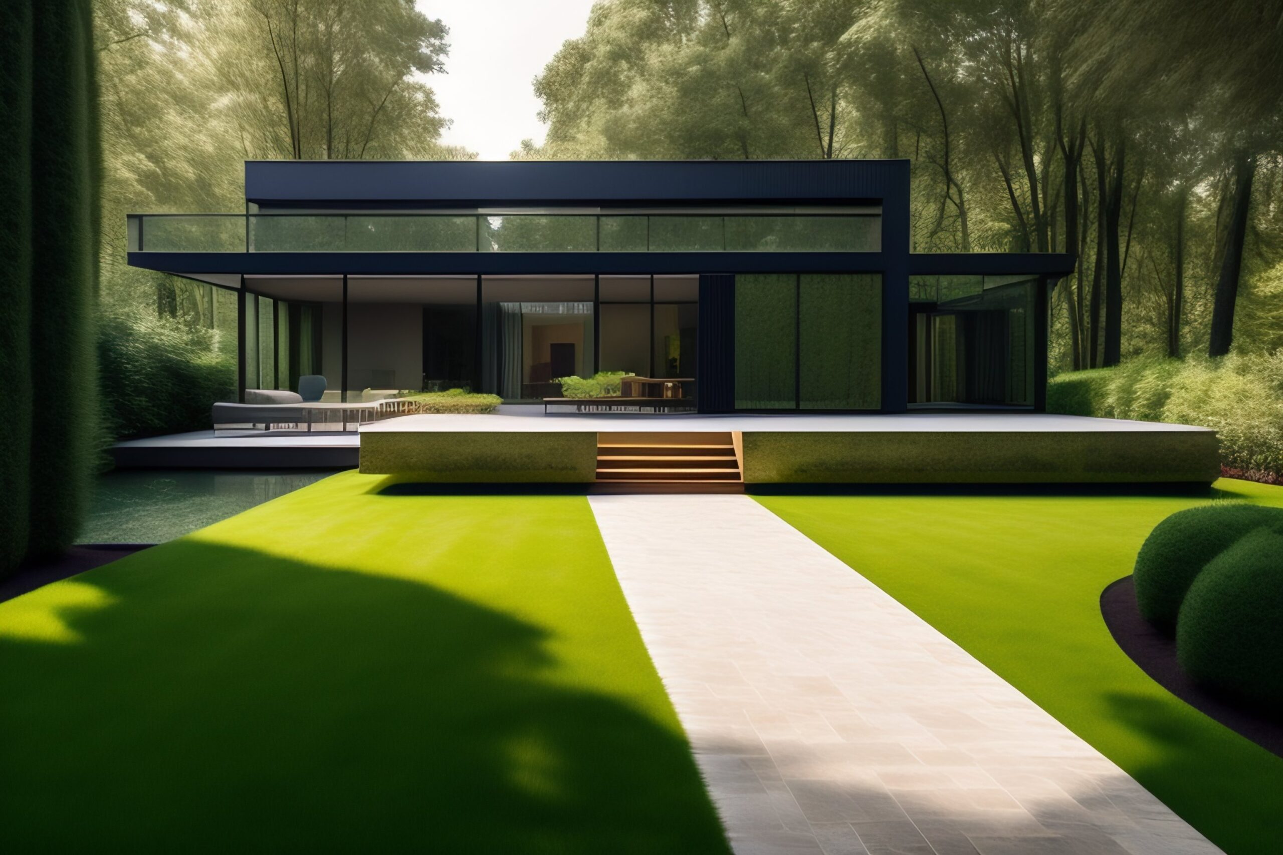 nowoczesny taras z kostki brukowej