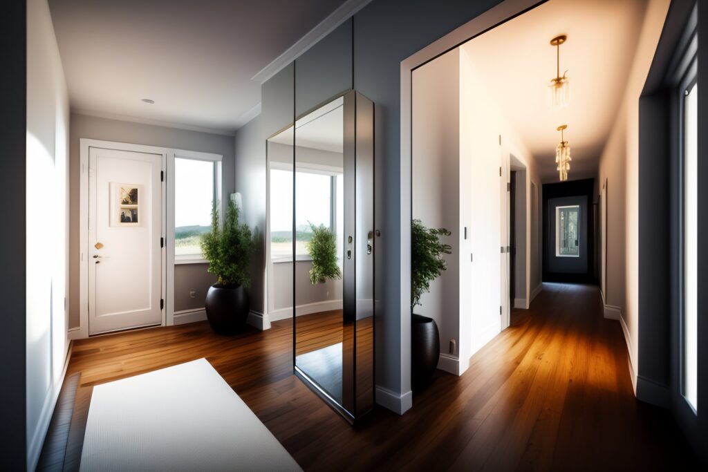 jak optycznie zwiększyć przestrzeń w przedpokoju