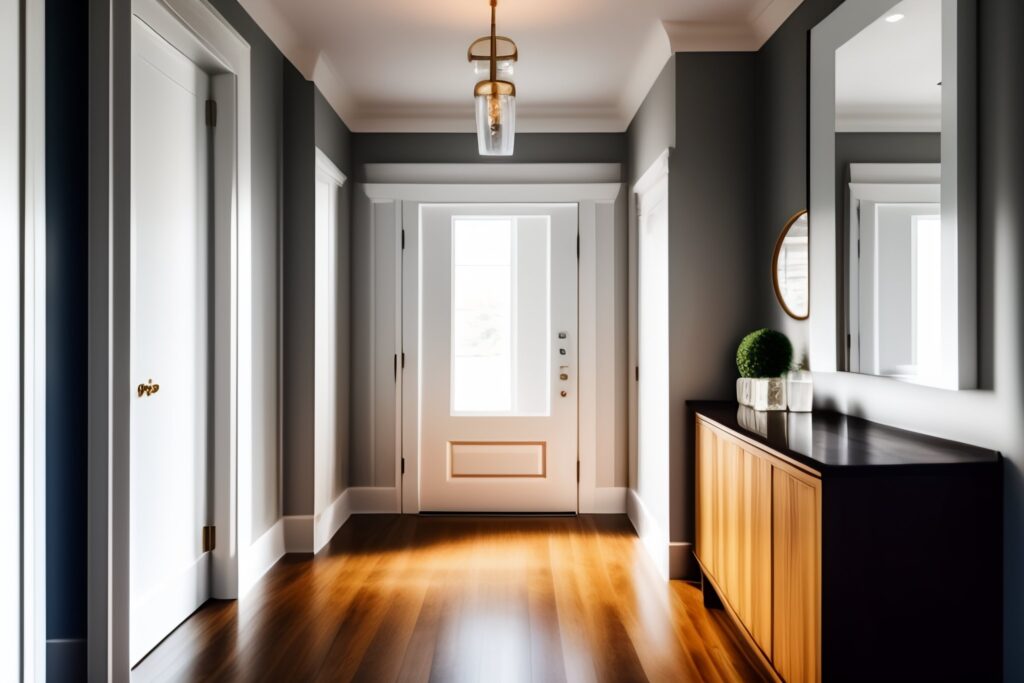 jak optycznie wydłużyć przedpokoj