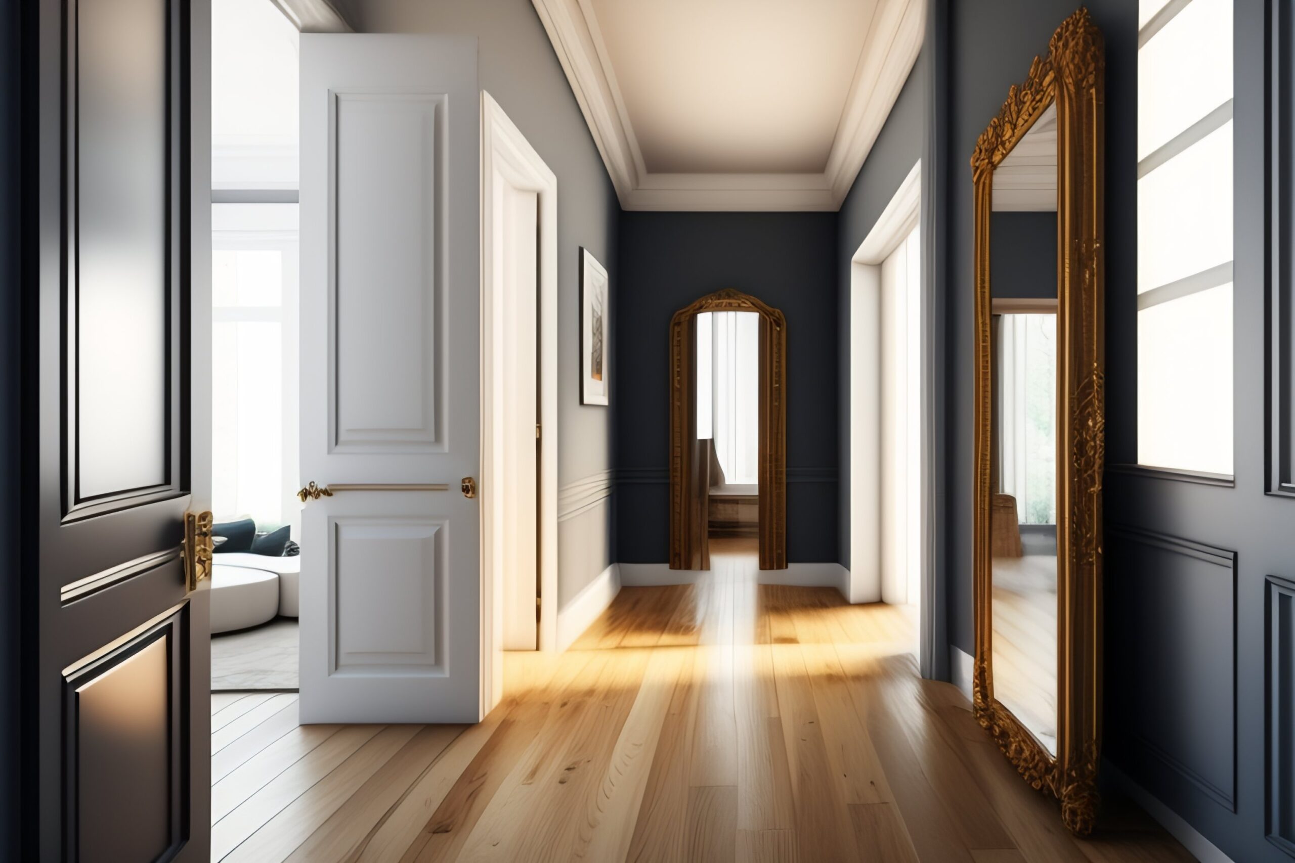 jak optycznie zwiększyć przestrzeń w przedpokoju