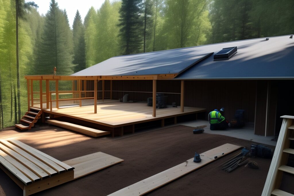 jak zbudować taras z drewna