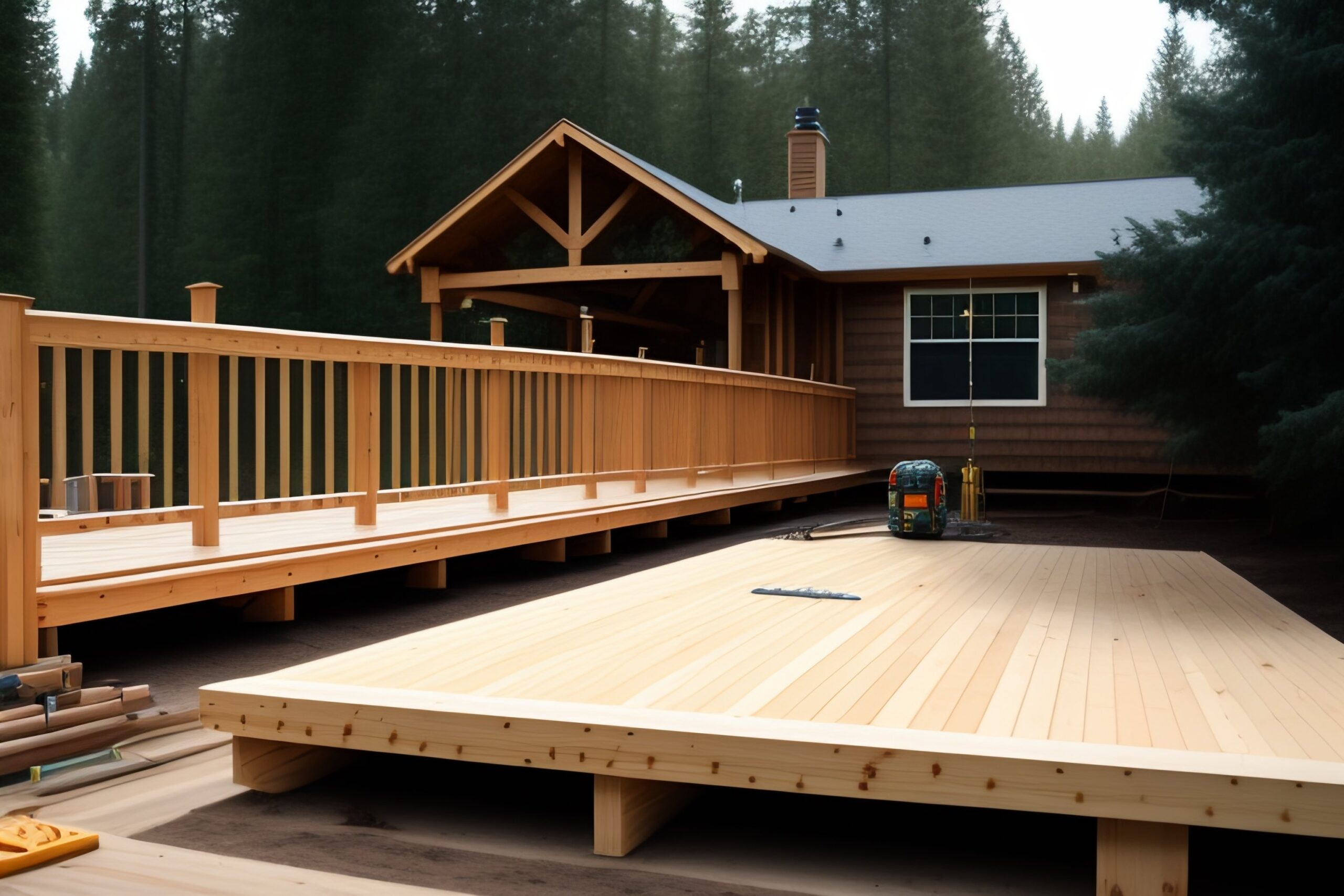 jak zbudować taras z drewna