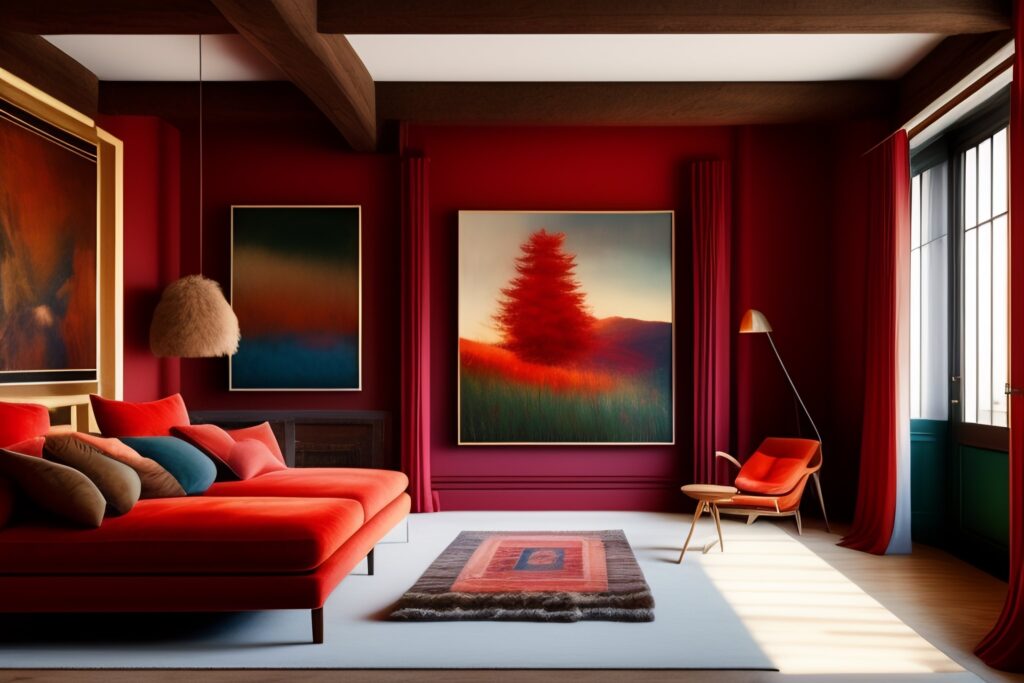 odwazne kolory scian