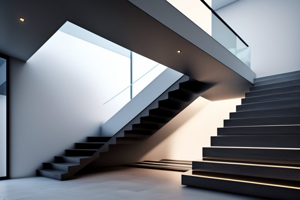 wysoka klatka schodowa aranżacje