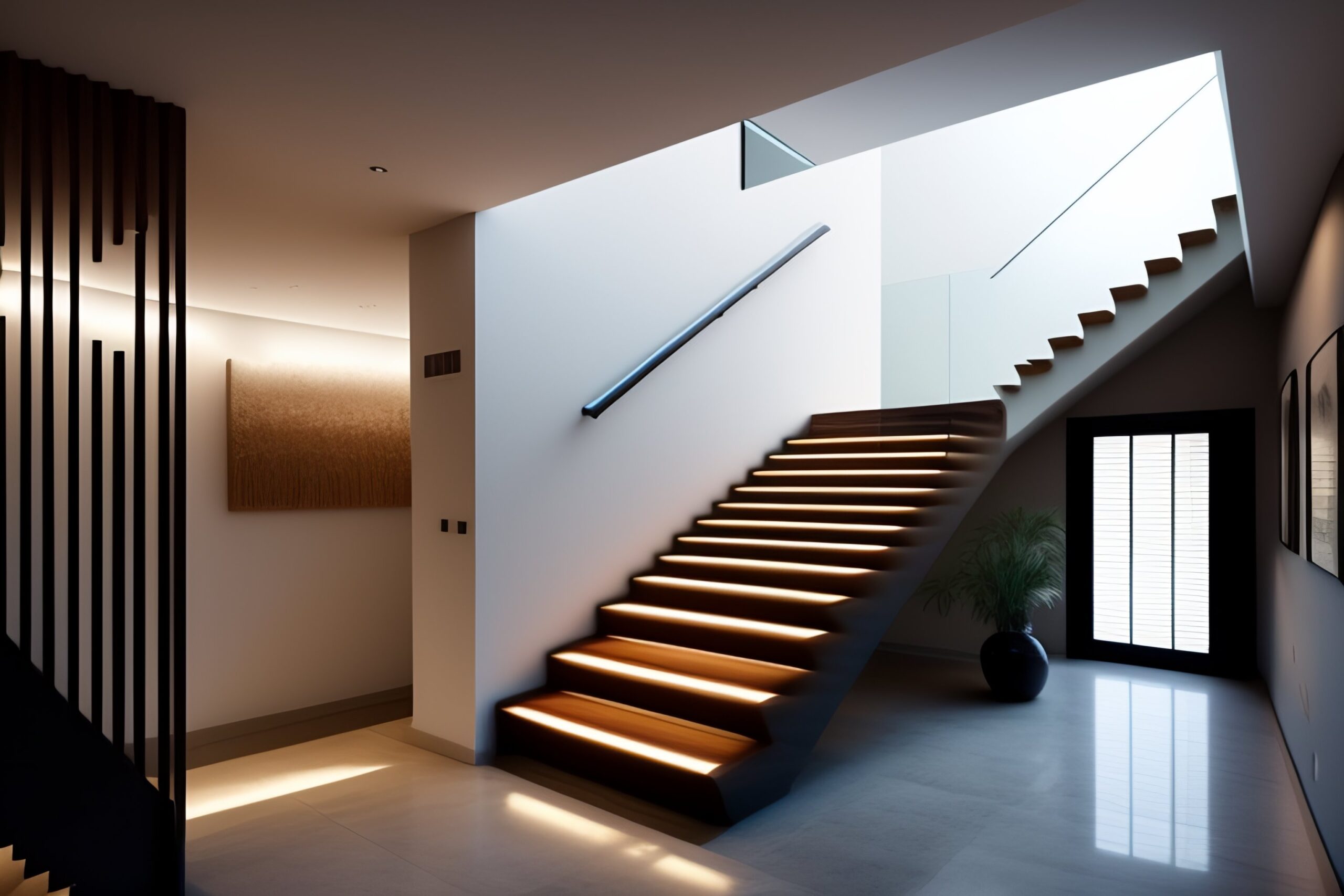 wysoka klatka schodowa aranżacje