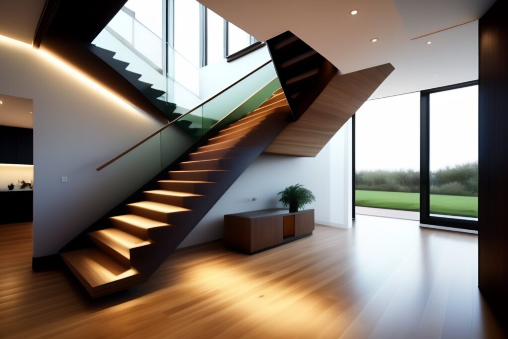 wysoka klatka schodowa aranżacje