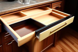 jak wyjąć szufladę z prowadnicy