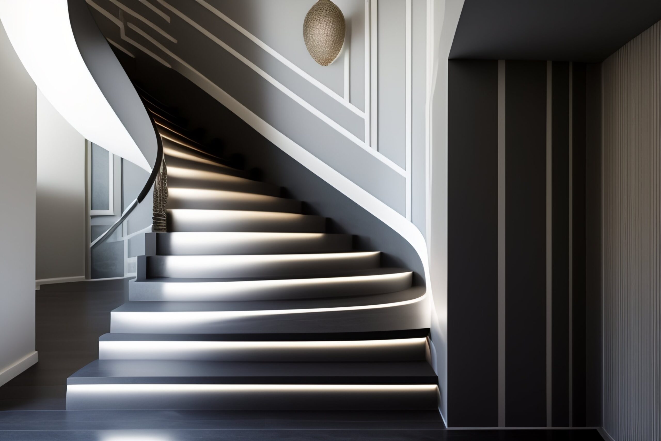 klatka schodowa tynk dekoracyjny