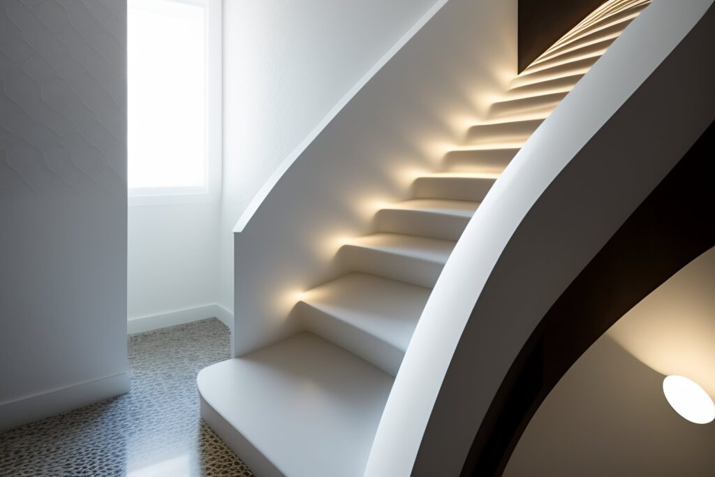 klatka schodowa tynk dekoracyjny