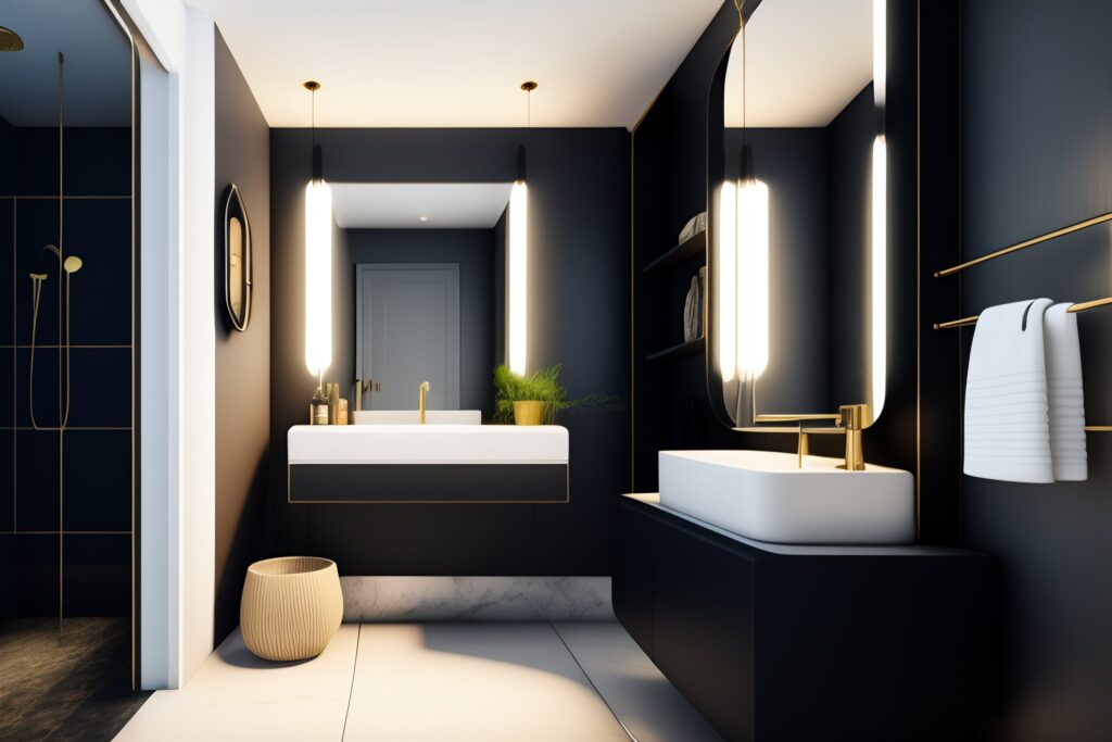 mała łazienka w bloku