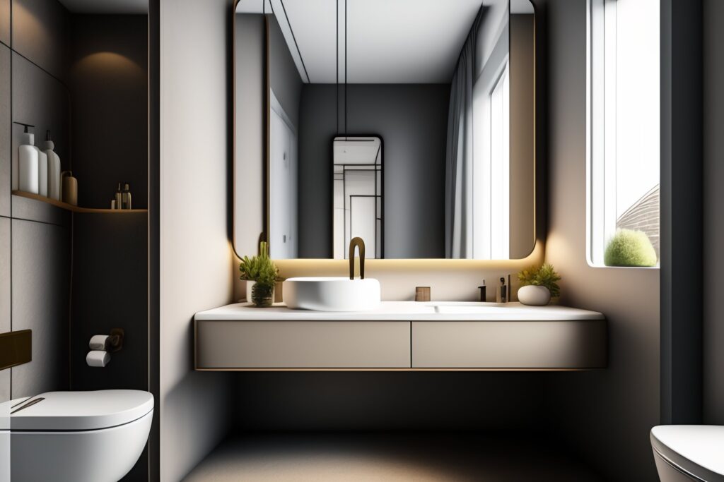 mała łazienka w bloku