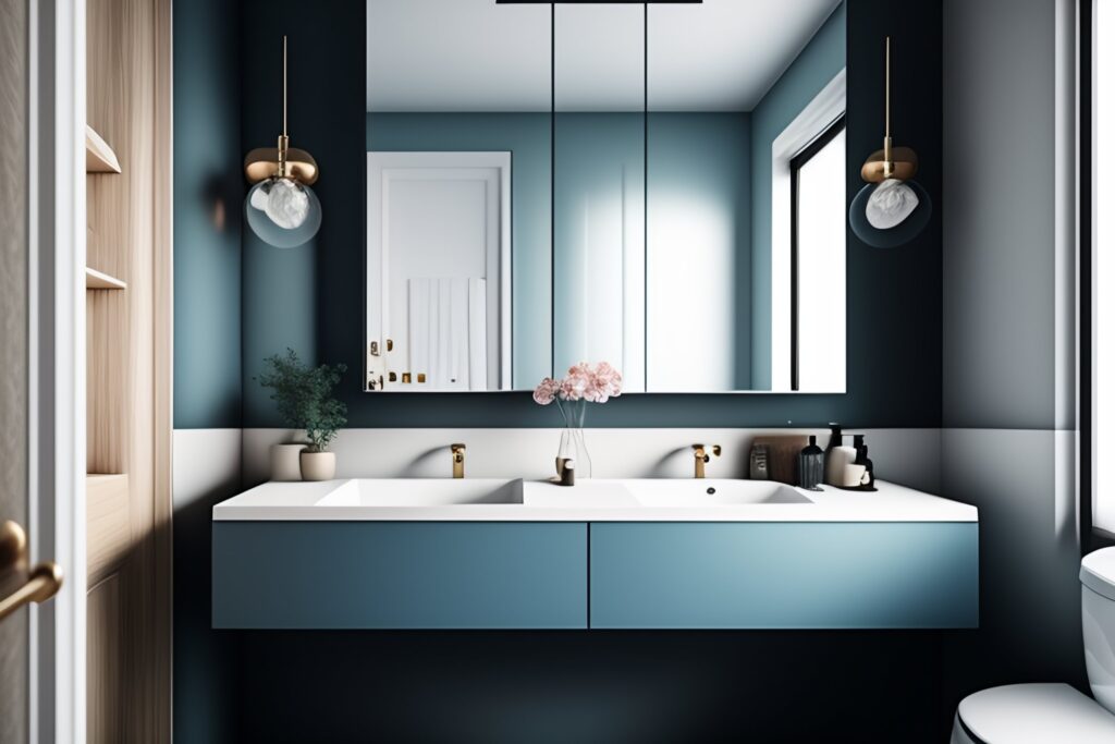 mała łazienka w bloku