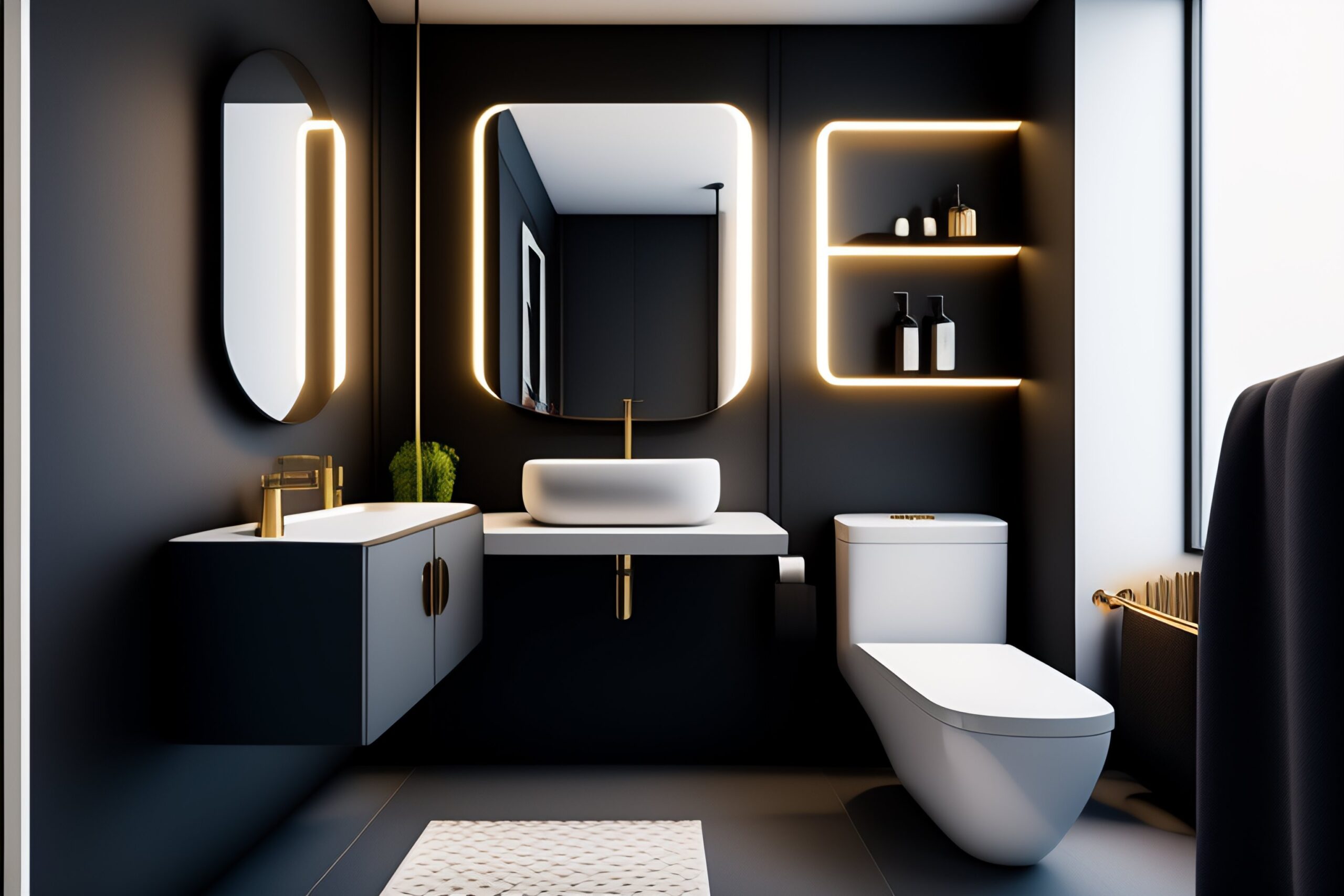 mała łazienka w bloku