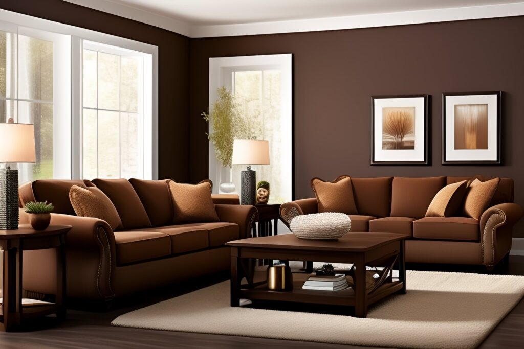 odcienie brązu farba do ścian