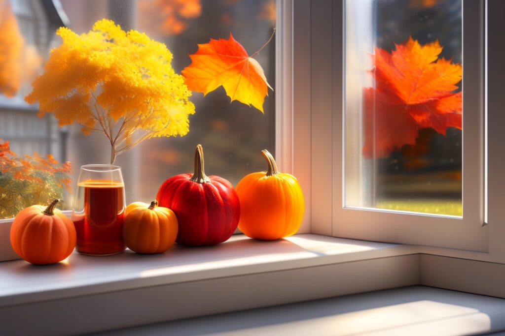 dekoracja parapetu w kuchni