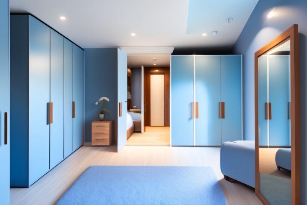 garderoba przy sypialni