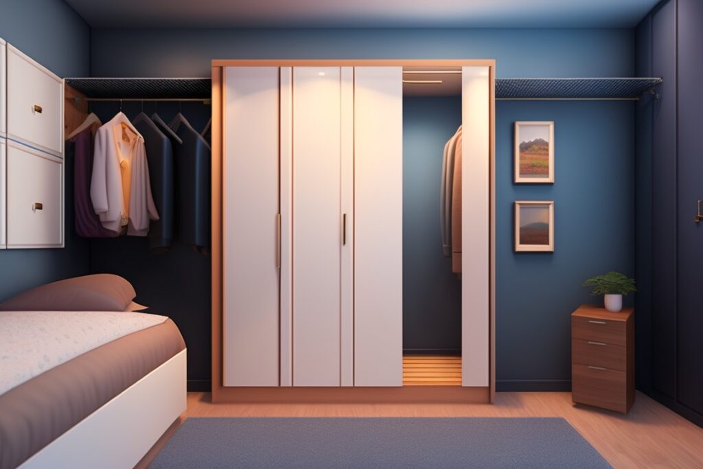garderoba w małym mieszkaniu