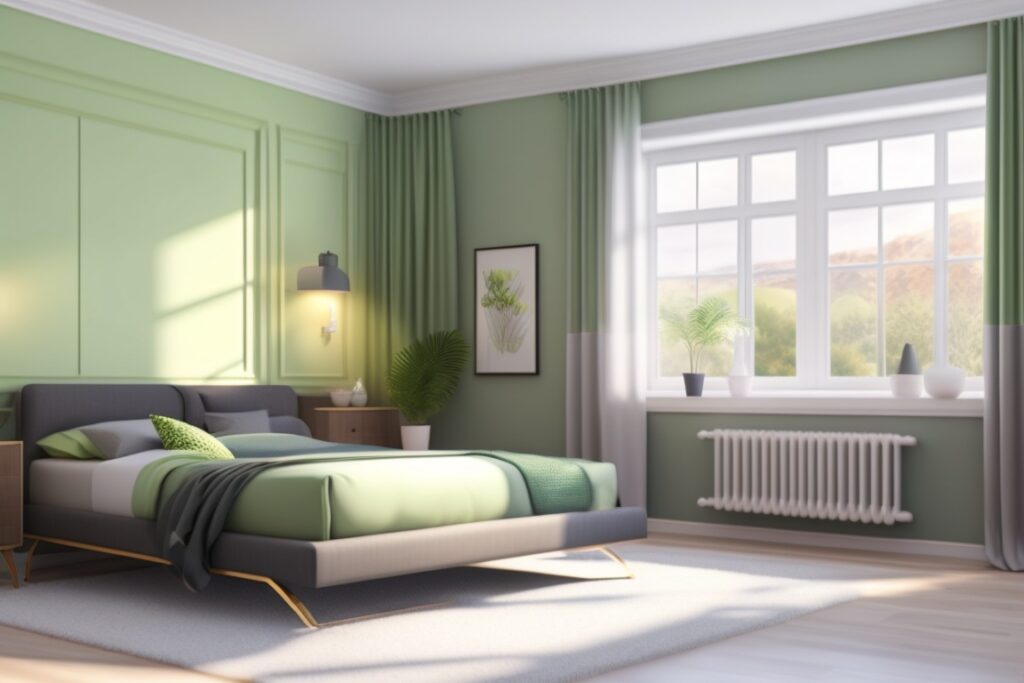 jak pomalowac sciany w sypialni
