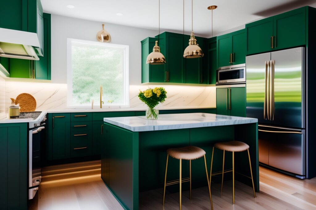 wyspa w małej kuchni