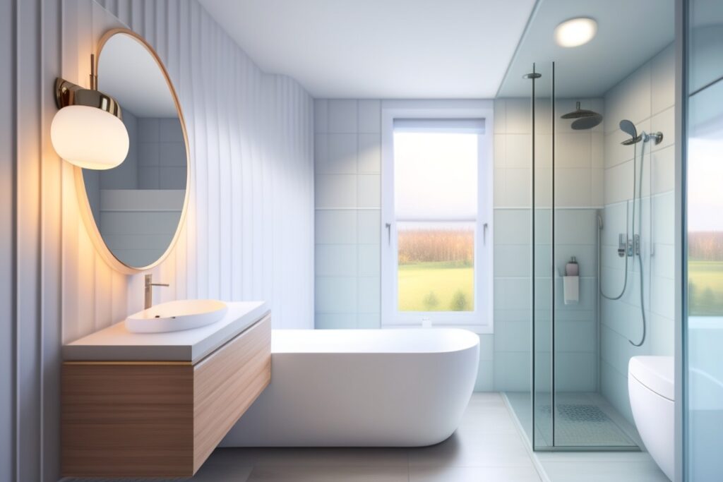 ukrycie rur w lazience