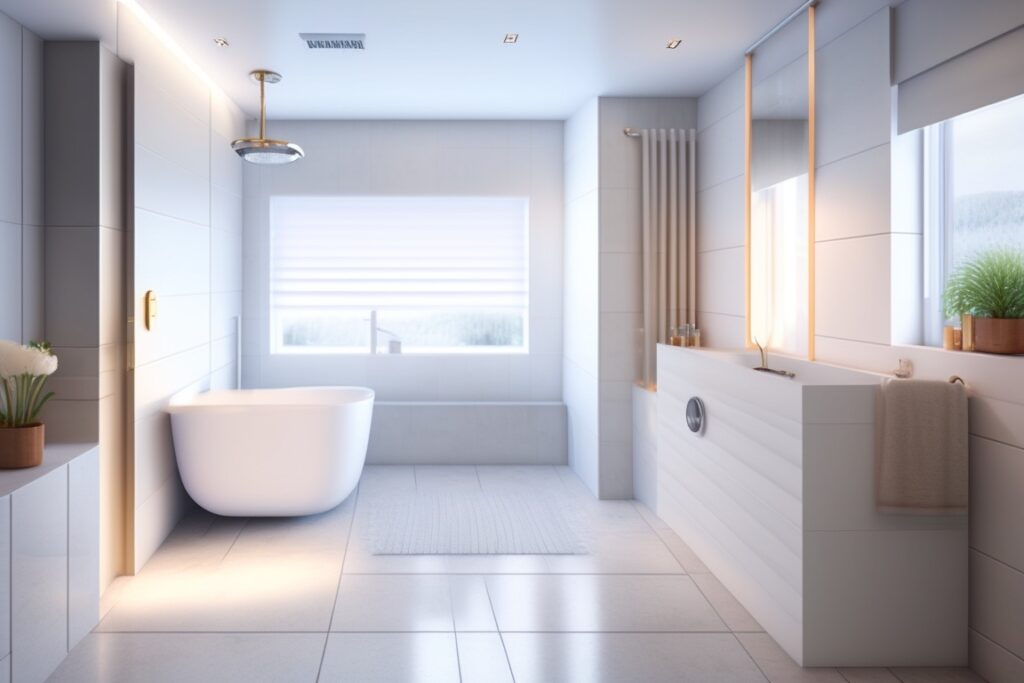 jak ukryć rury w małej łazience