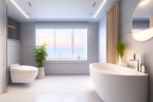 jak ukryć rury w małej łazience