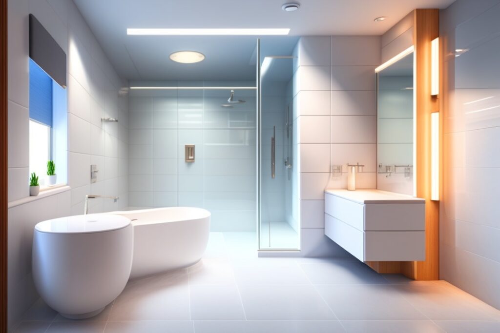 jak ukryć rury w łazience