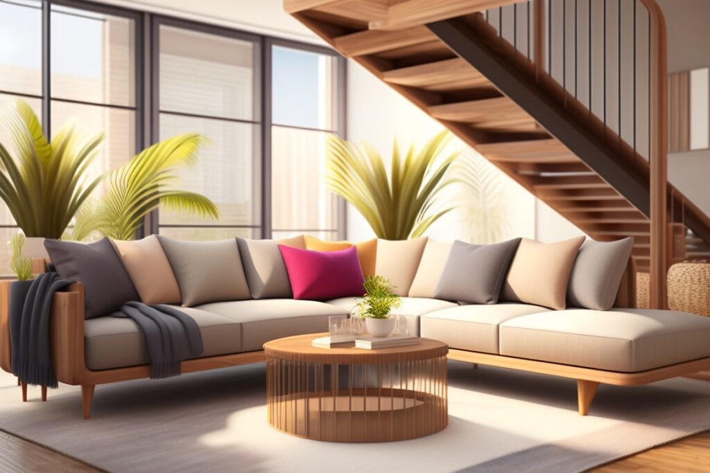 jak zaprojektowac schody w salonie