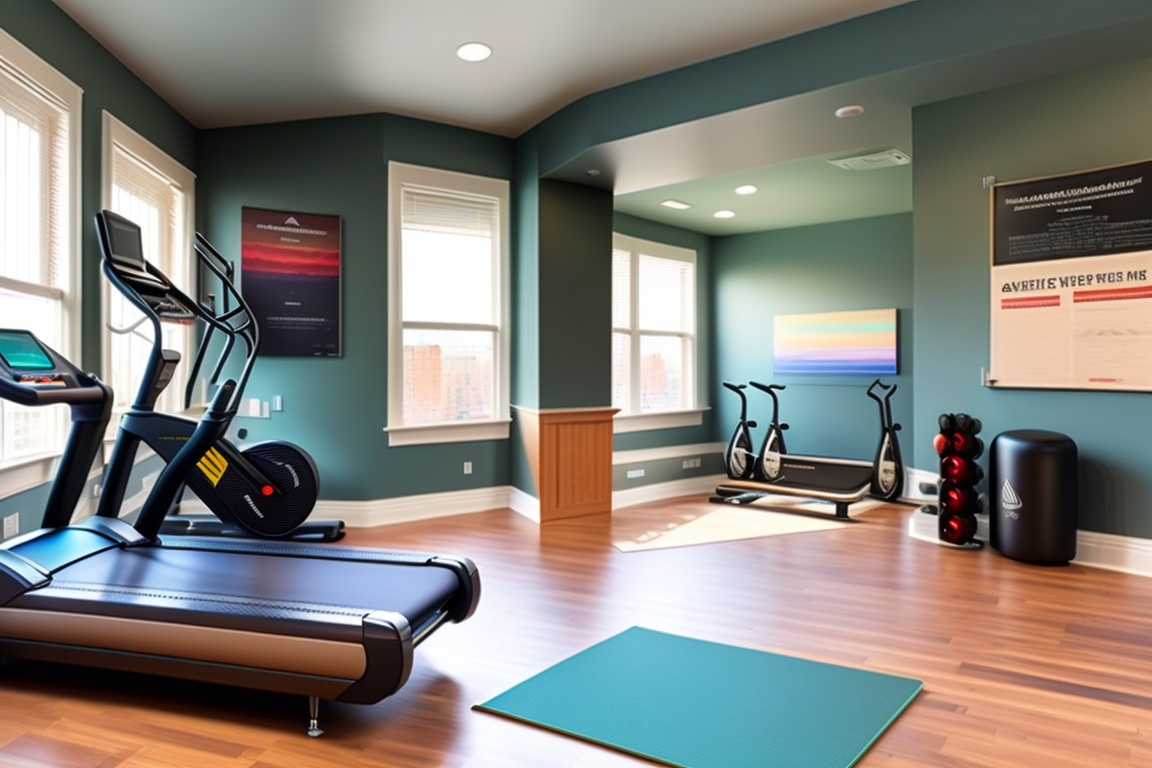 siłownia w domu aranżacje