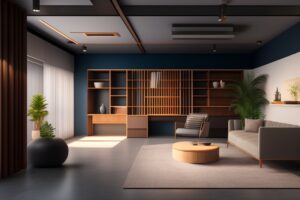 wydzielenie stref w pokoju