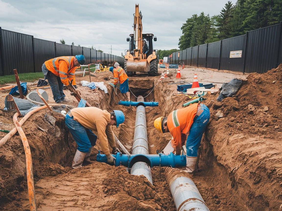 wymiana rur kanalizacyjnych